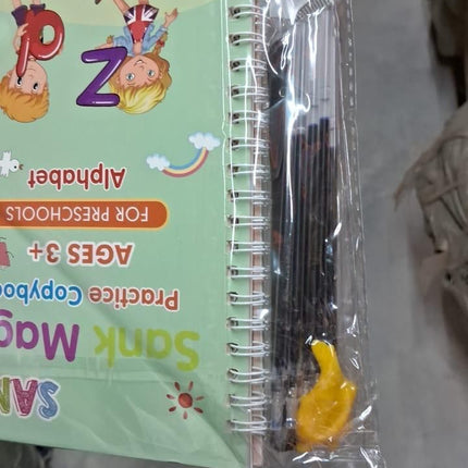 Sank Magic Practice Copybook (4 BOOKS,1 PEN,1 GRIP,10 REFILL)