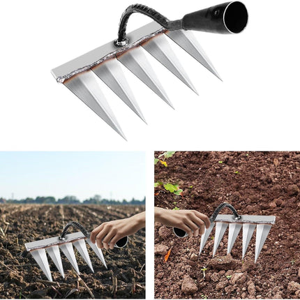 Five Teeth Carbon Steel Garden Weeding