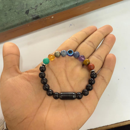 Super 9 Chakra Natural Stone Bracelet