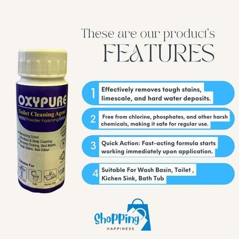 OxyPure Quick Action Toilet & Bathroom Cleaner (Pack of 2)
